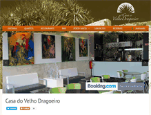 Tablet Screenshot of casadovelhodragoeiro.com